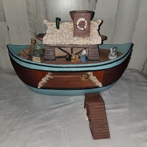 Rare Pete Aspit Holy Herd Wooden Noah's Ark